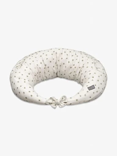 Linen cushion ā sage green