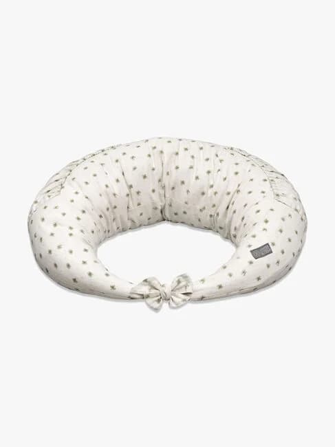 Linen cushion ā sage green